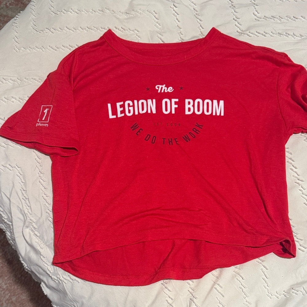 Red Legion of Boom Crop Top